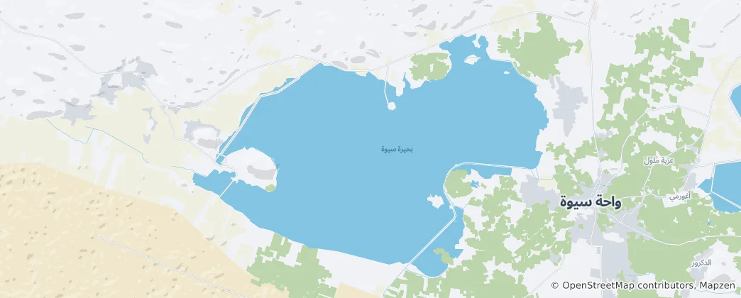 Map of Siwa Oasis
