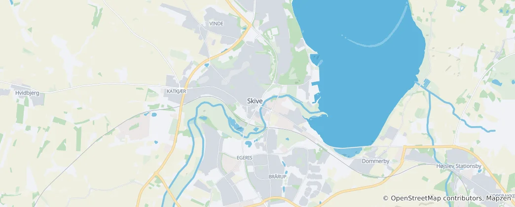 Mapa Skive