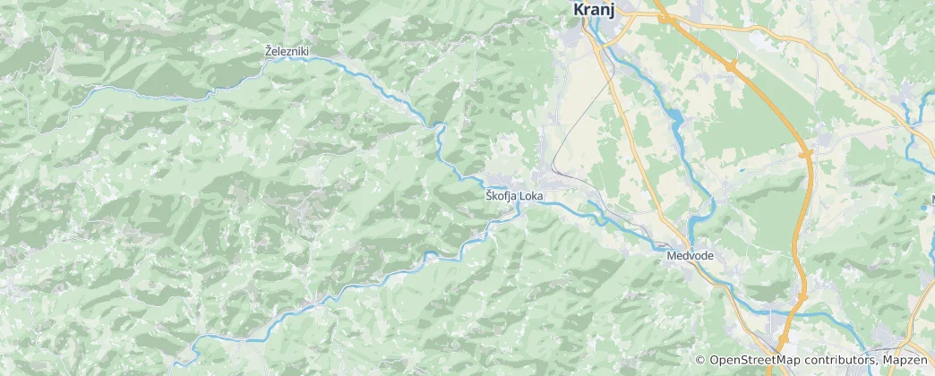 Map of Skofja Loka