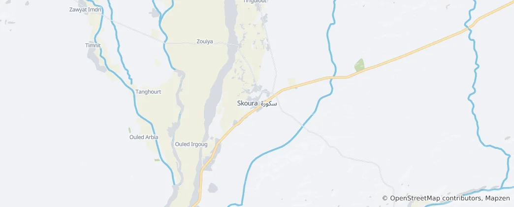 Map of Skoura