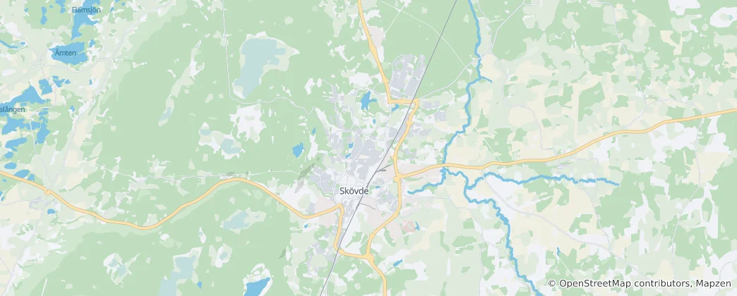 Skövde 지도