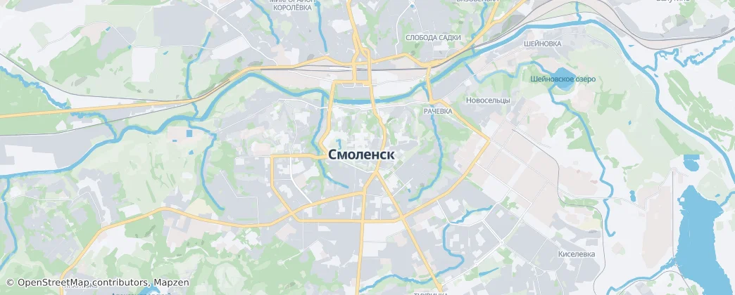 斯摩棱斯克 — 地图