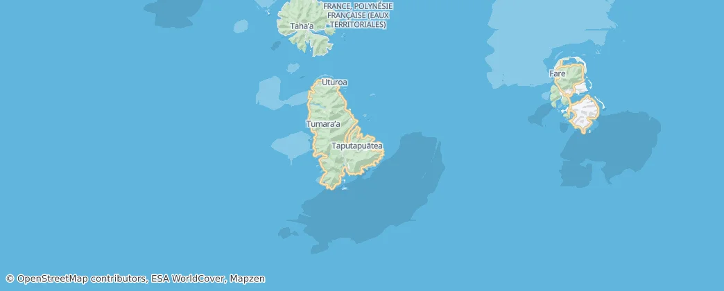Society Islands — Map
