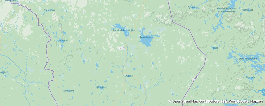 Map of Sodankylä
