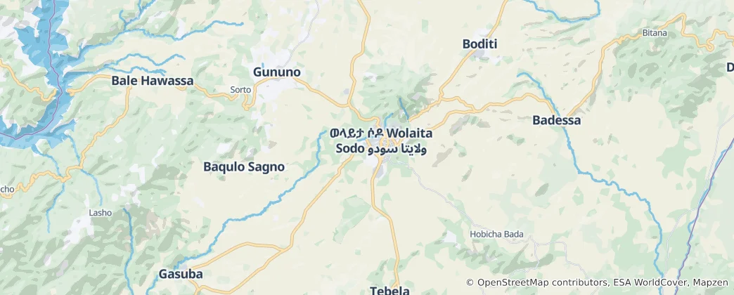 Sodo Zuria 地图