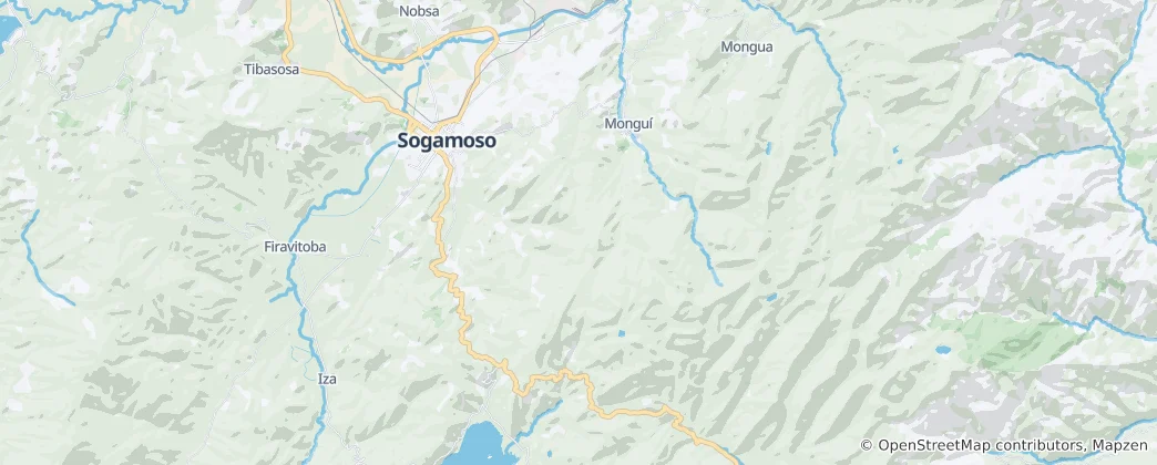 Map of Sogamoso