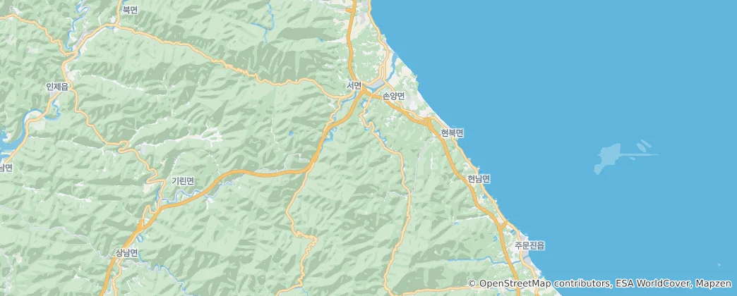 Map of Sokcho