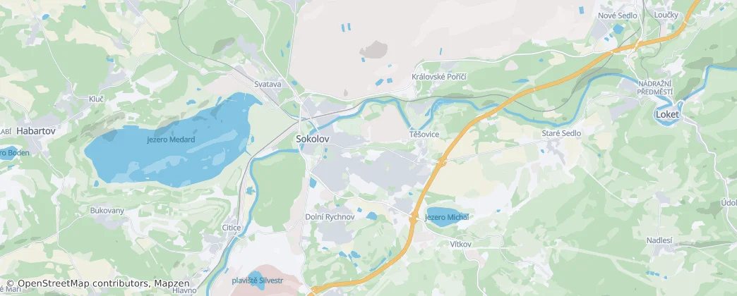 Sokolov — Map
