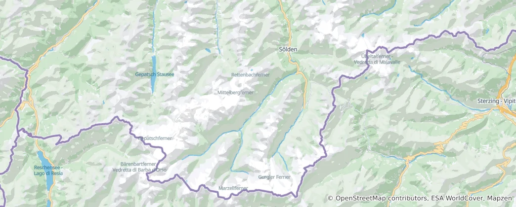 Carte de Sölden