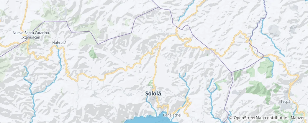 Map of Sololá