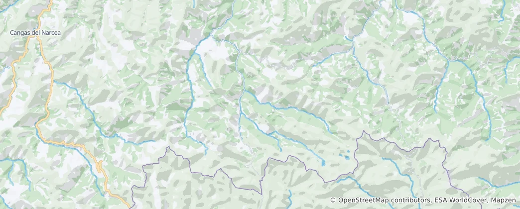 Mapa Somiedo