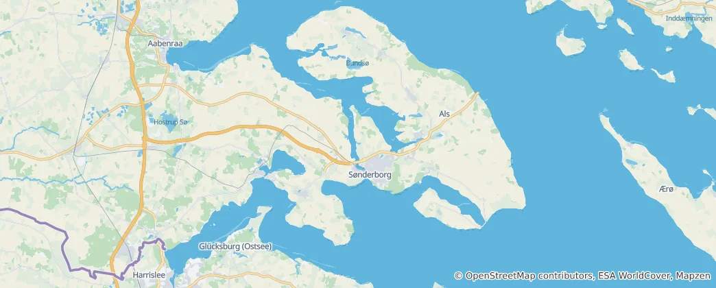 Mapa Sønderborg Kommune