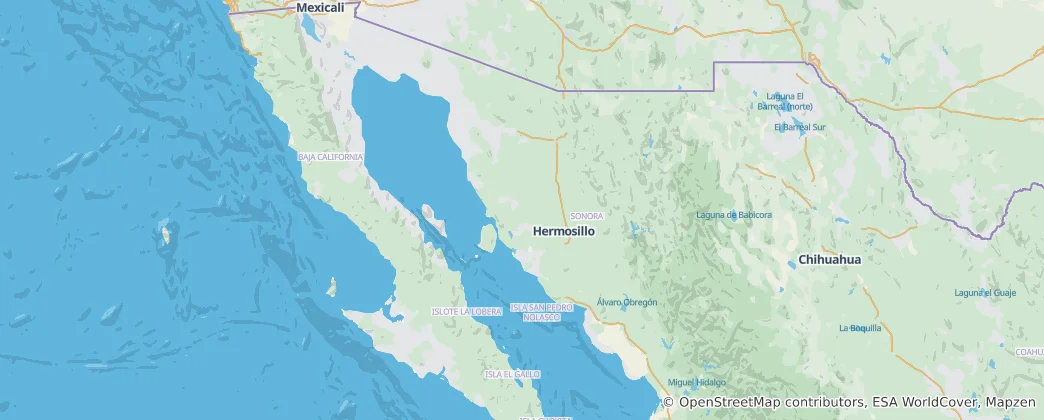 Mapa De Sonora