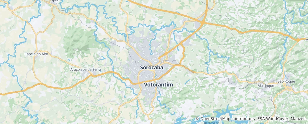 Mapa Sorocaba
