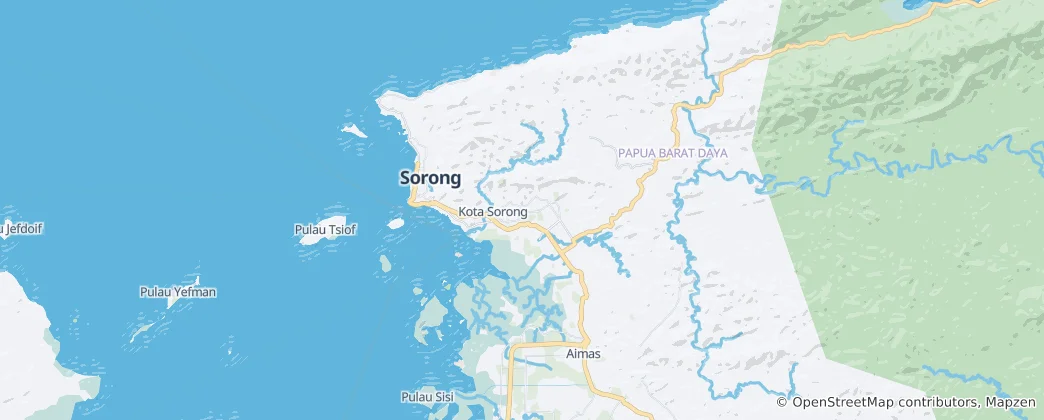 Map of Sorong