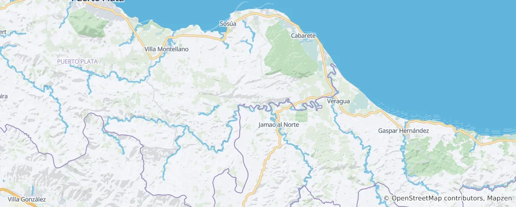 Map of Sosúa