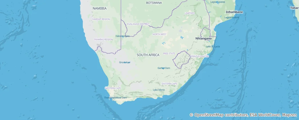 Map of South Africa