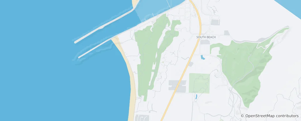 Mapa South Beach State Park
