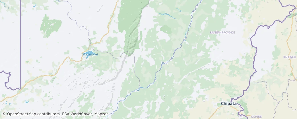 South Luangwa National Park — Map