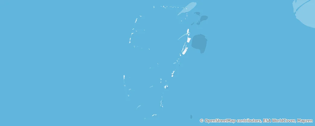 Map of South Malé Atoll