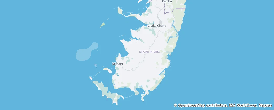 Carte de Pemba Sud
