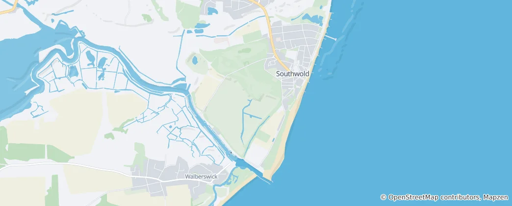 Karte von Southwold