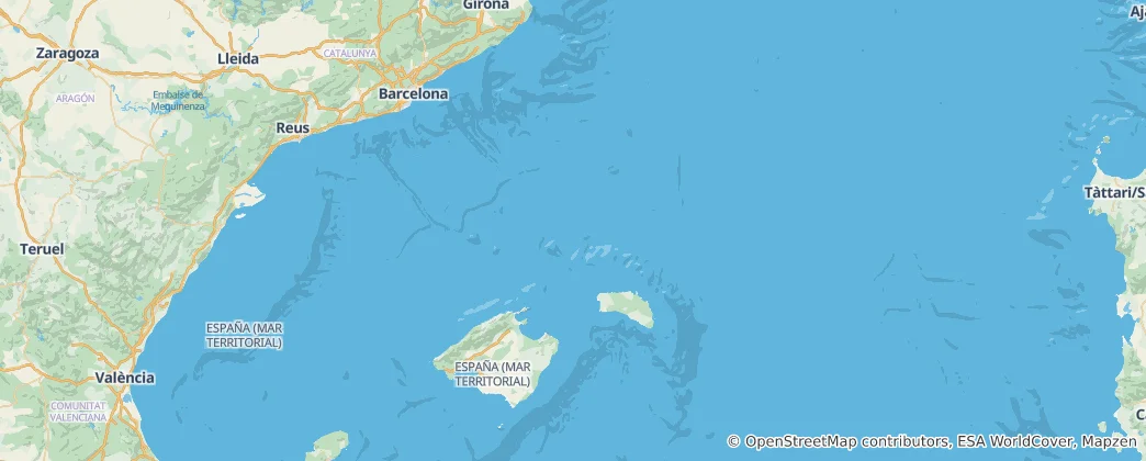 Mapa Katalánské země