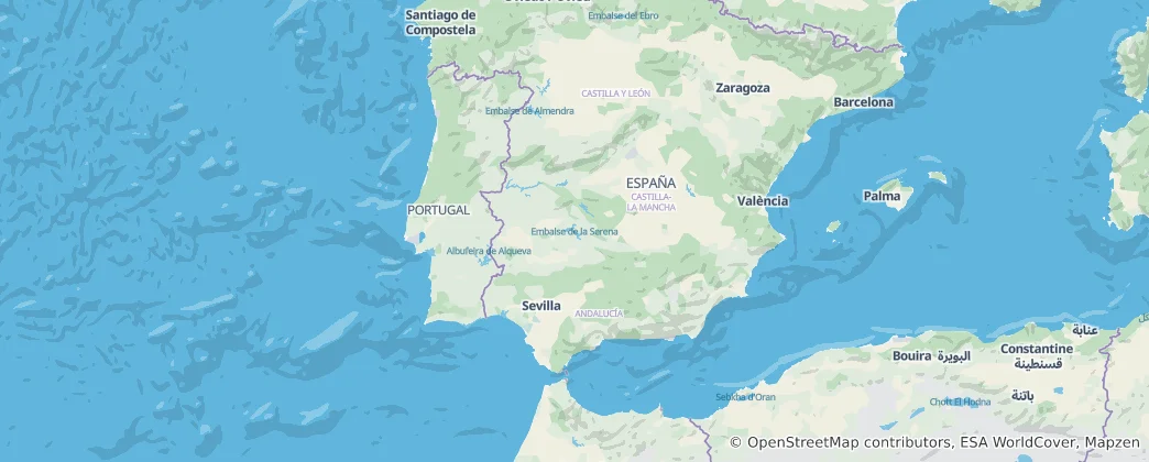 Map of Spain