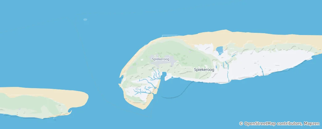 Carte de Spiekeroog