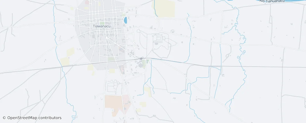 Spiritual and Political Centre of the Tiwanaku Culture — Map