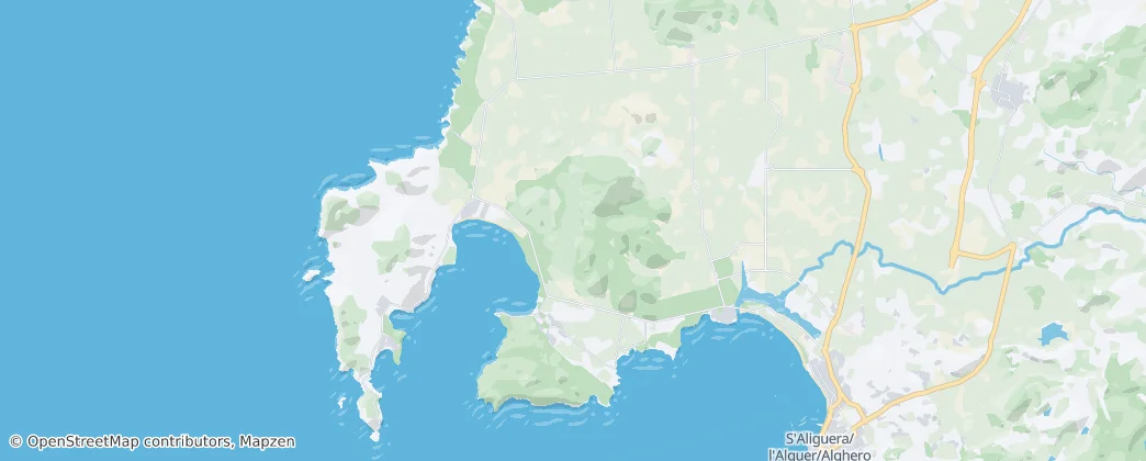 Karte von Parco Naturale Regionale di Porto Conte
