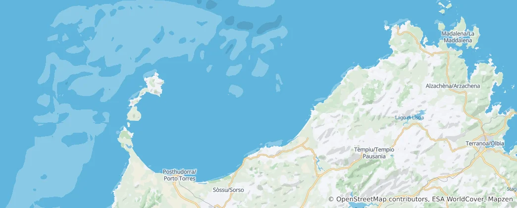Mapa de Gulf of Asinara