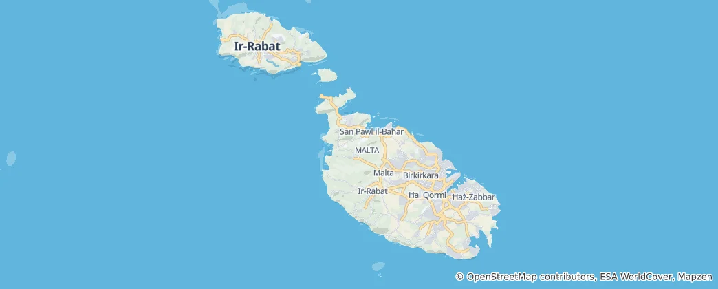 Mapa Maltese Islands