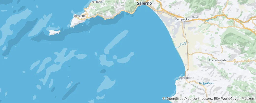Mapa de Gulf of Salerno