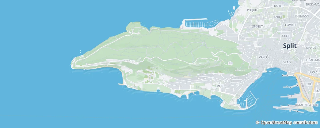 Carte de Marjan Forest Park