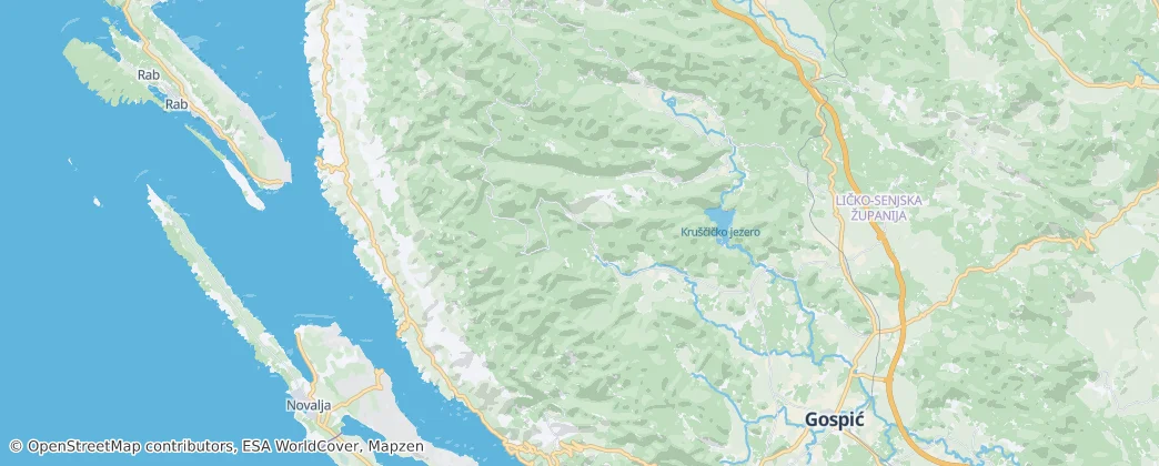 Canale della Morlacca — Mappa
