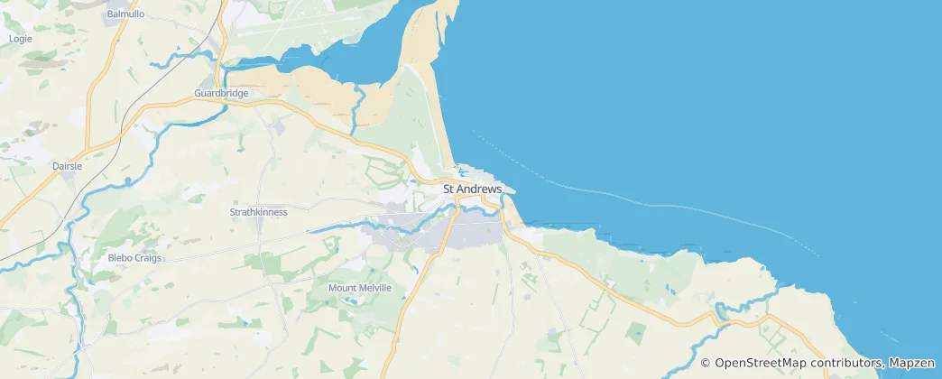 Map of St Andrews