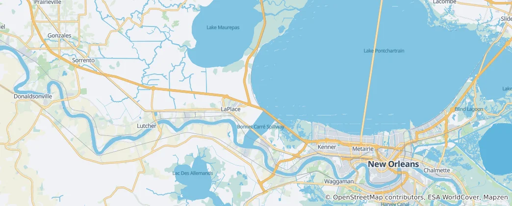 Mapa Farnost svatého Jana Křtitele