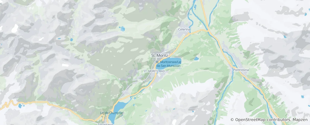 Map of St. Moritz