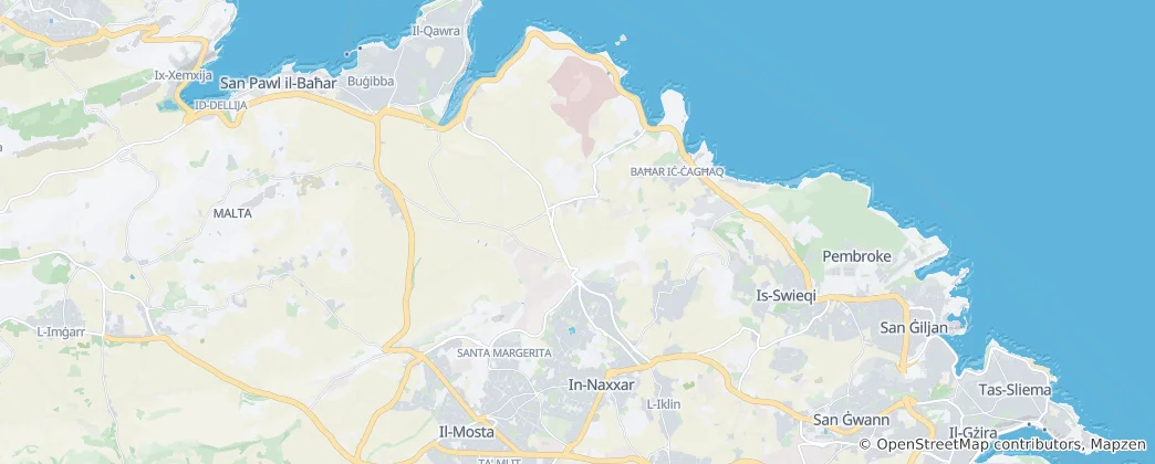 Mapa Naxxar