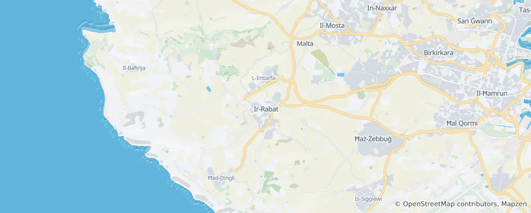 Mappa di Rabat