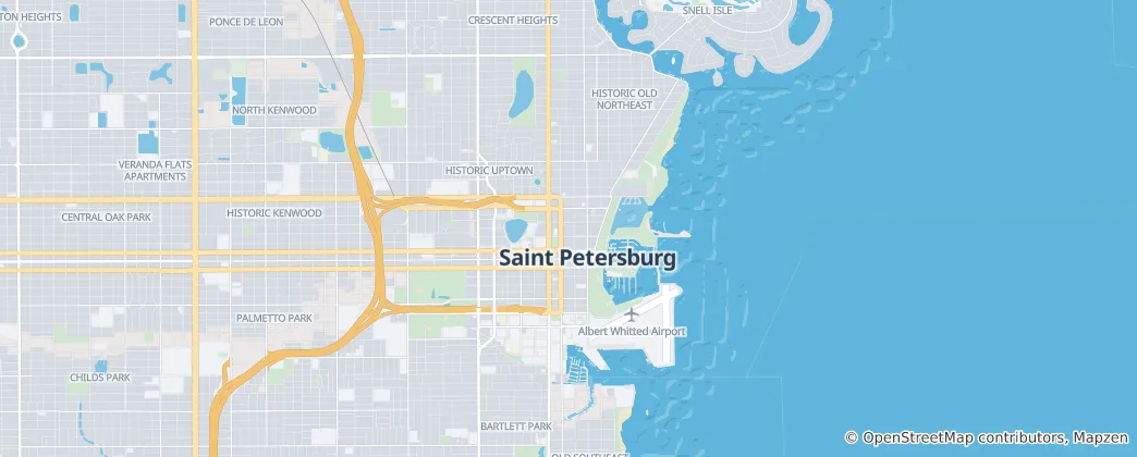 Mapa St. Petersburg
