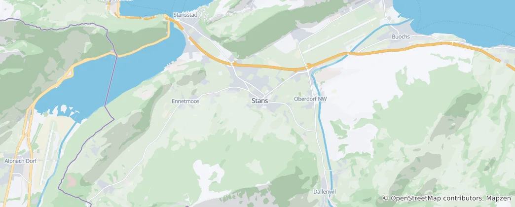Map of Stans