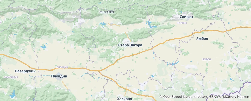 舊扎戈拉州 地图