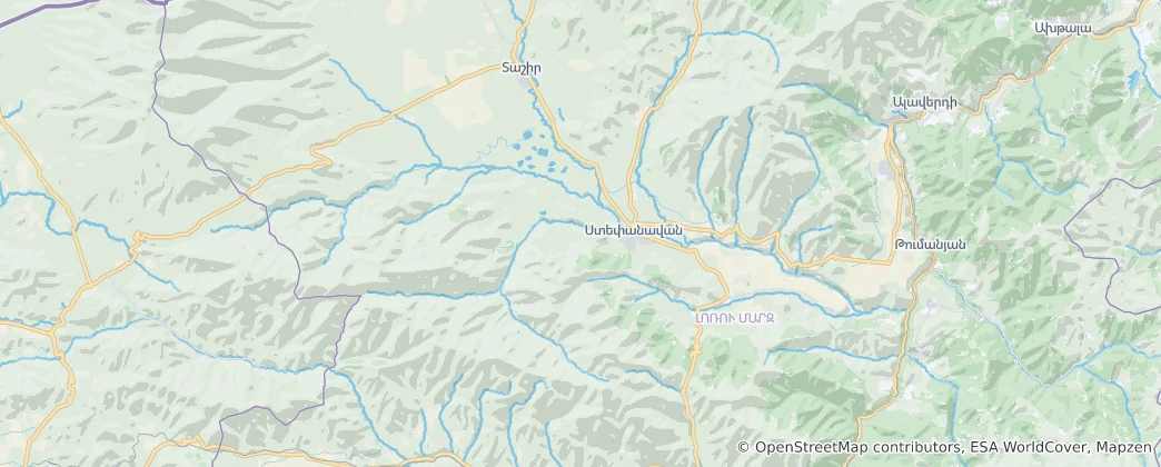 Mapa Stepanavan