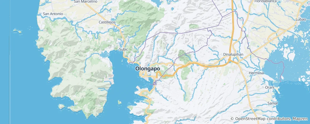 Map of Subic