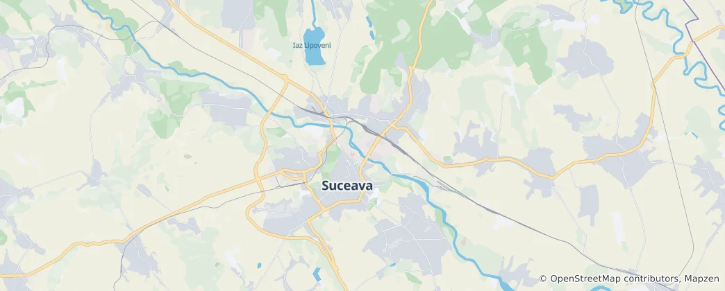 Mapa Sučava