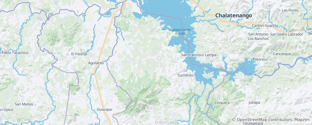 Map of Suchitoto
