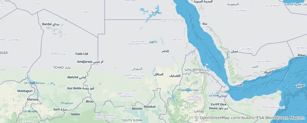 Map of Sudan