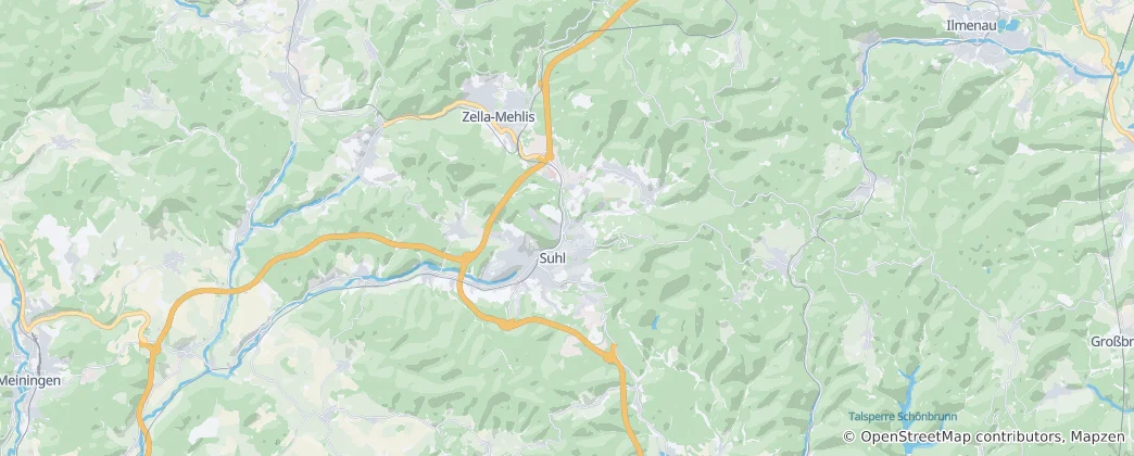 Map of Suhl